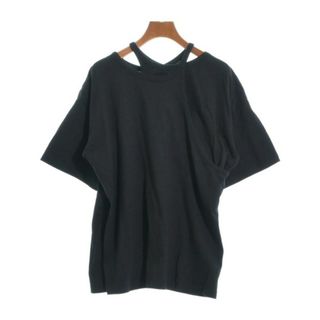 クラネ(CLANE)のCLANE クラネ Tシャツ・カットソー 1(S位) 黒 【古着】【中古】(カットソー(半袖/袖なし))