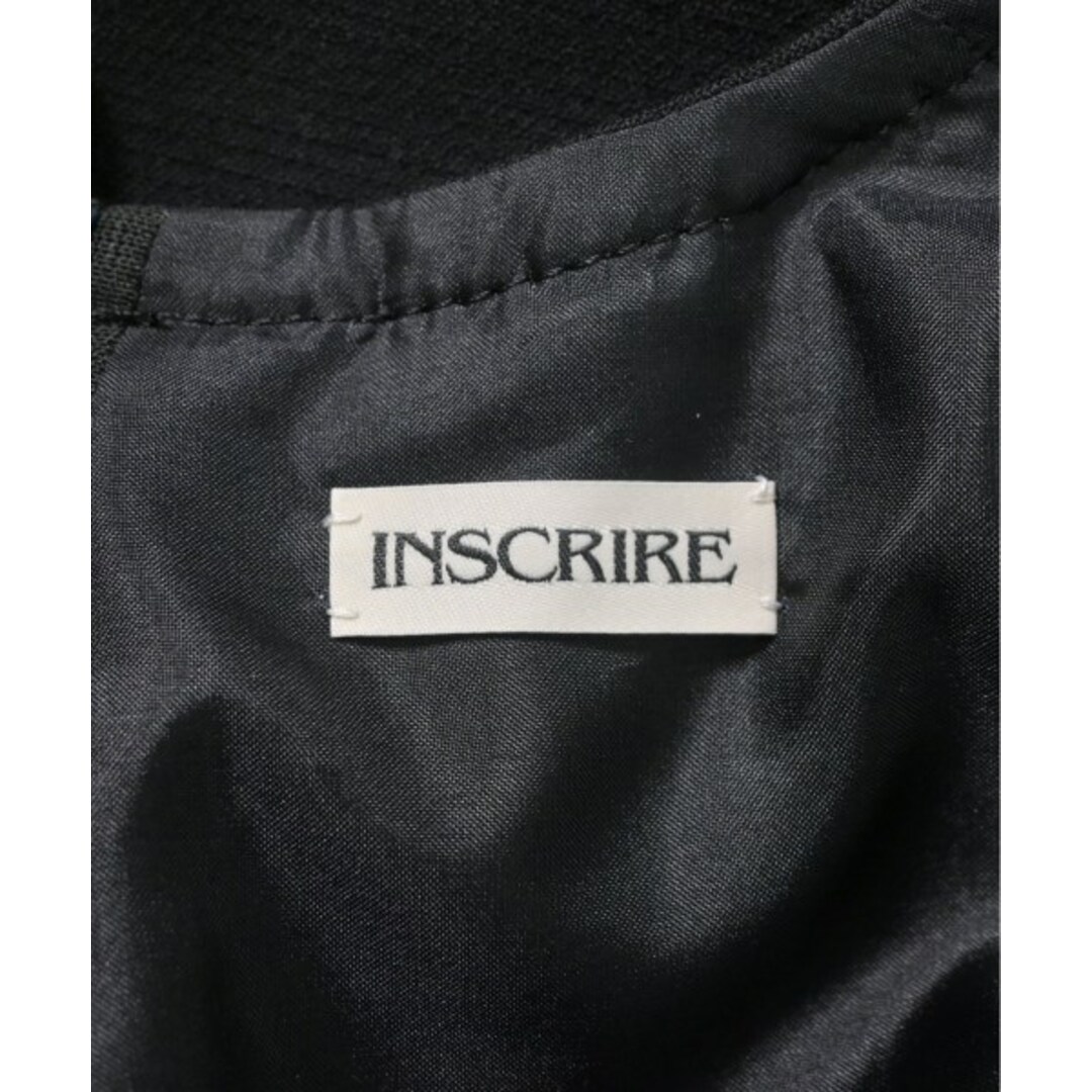 INSCRIRE(アンスクリア)のINSCRIRE アンスクリア オールインワン/サロペット F 黒 【古着】【中古】 レディースのパンツ(サロペット/オーバーオール)の商品写真