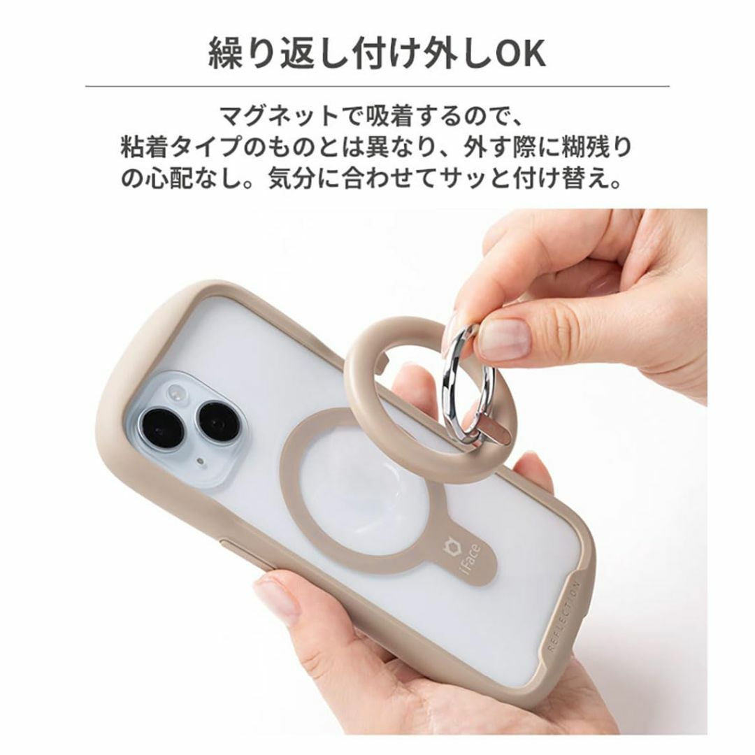 【色: パープル】iFace MagSynq Finger Ring Holde スマホ/家電/カメラのスマホアクセサリー(その他)の商品写真