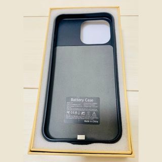 DOKYW iPhone15ProMax バッテリーケース 全面保護ケース 黒(バッテリー/充電器)