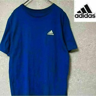 adidas アディダス Tシャツ 半袖 ワンポイントロゴ プリントロゴ M(Tシャツ/カットソー(半袖/袖なし))