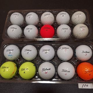 タイトリスト(Titleist)の【110】ロストボール　タイトリスト　20球(その他)