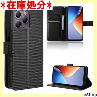 For Blackview A96 ケース 手帳型 B 保 ブラック 1442