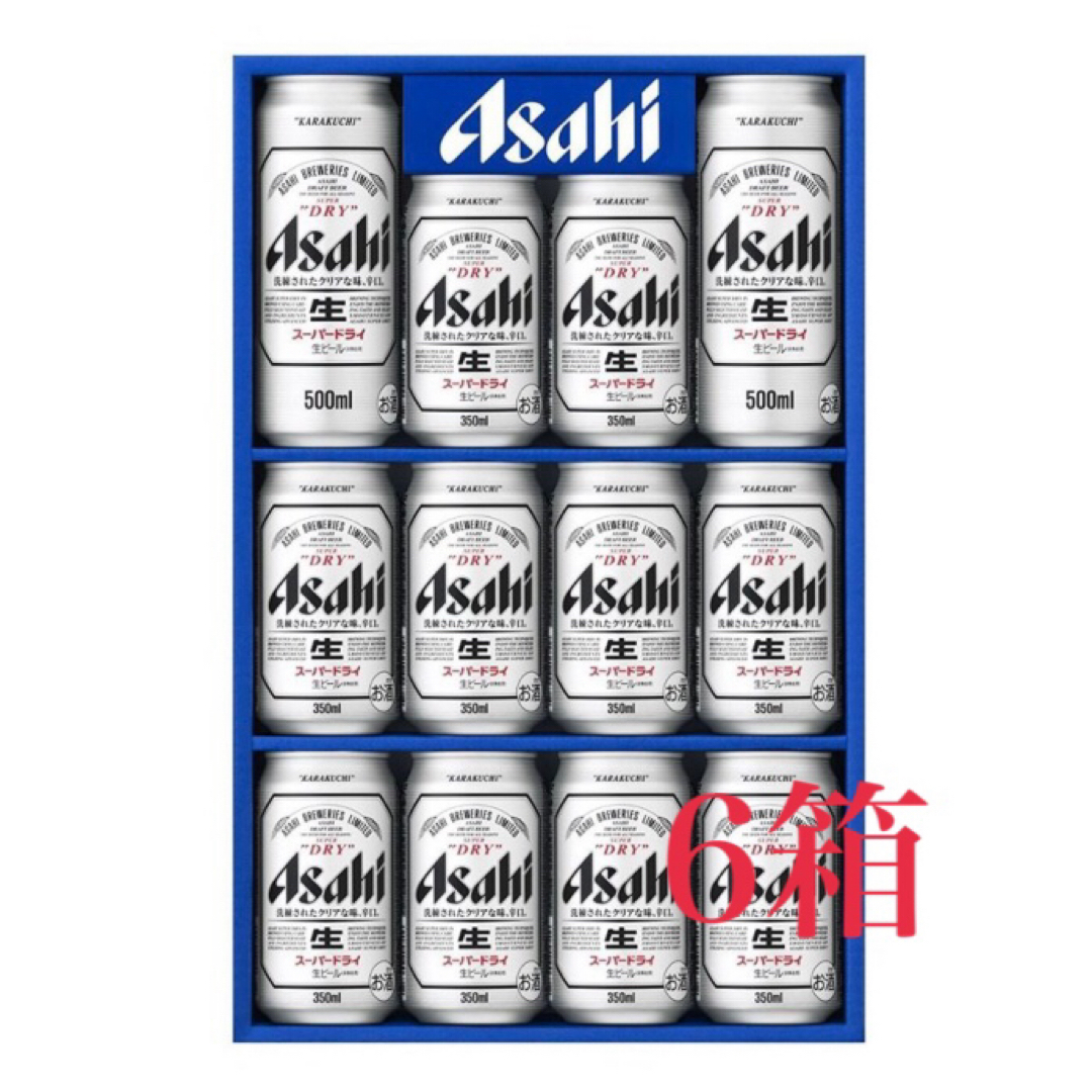アサヒ(アサヒ)のアサヒスーパードライ 6箱 食品/飲料/酒の酒(ビール)の商品写真