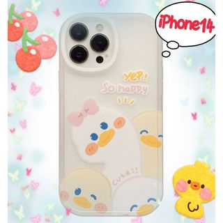 iPhone14ケース アヒル 携帯アクセサリー　iPhoneケース(iPhoneケース)