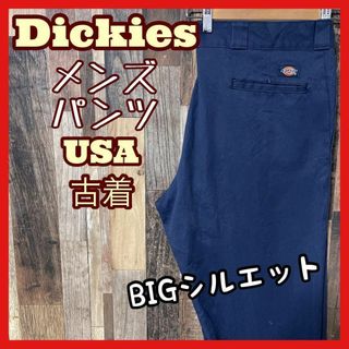 ディッキーズ(Dickies)のディッキーズ ワーク チノ メンズ XL ネイビー パンツ USA古着 90s(ワークパンツ/カーゴパンツ)