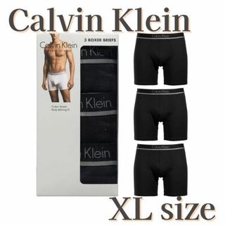 カルバンクライン(Calvin Klein)の【新品・未開封】カルバンクライン ボクサーパンツ 3枚組 XL ブラック②(ボクサーパンツ)