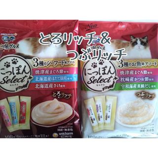 銀のスプーン三ツ星グルメ とろリッチ＆つぶリッチ 2袋 計36本★猫の(ペットフード)