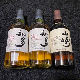 サントリー(サントリー)の新品  山崎 知多 (正規品・箱なし)  ウィスキー 700ml  3本セット(ウイスキー)