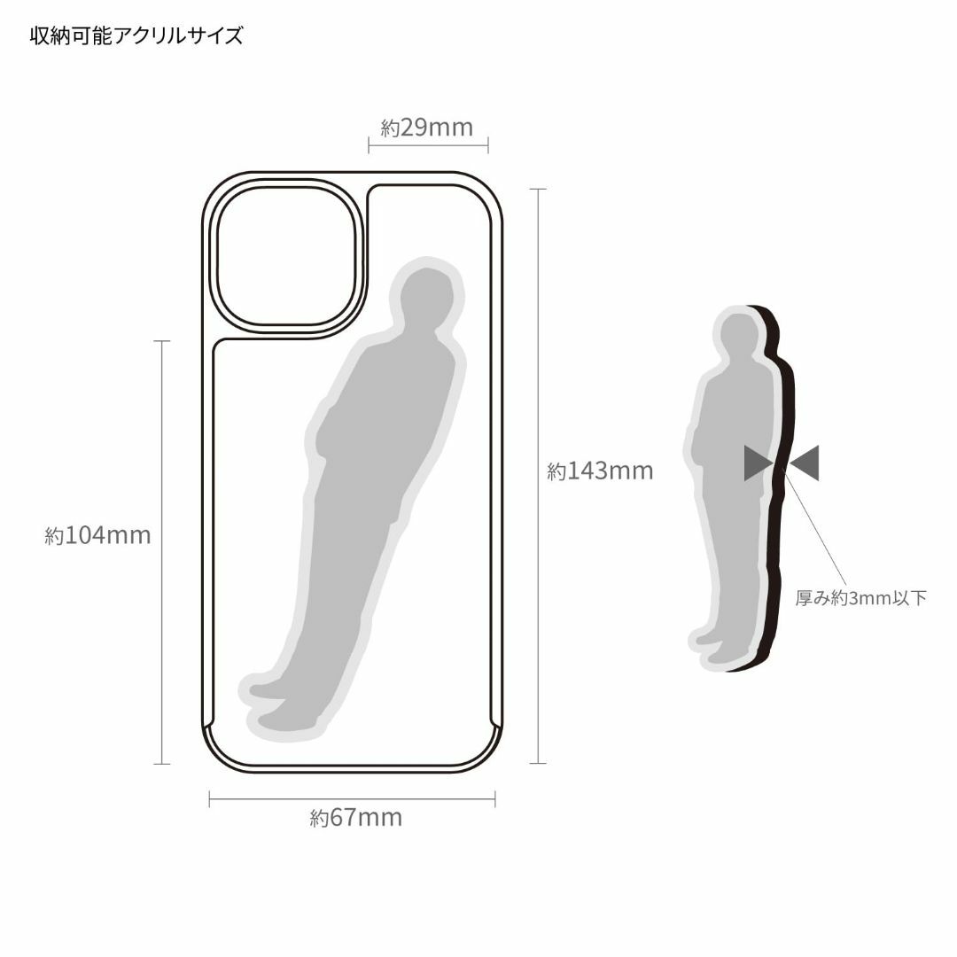 【色: ブラック＆ホワイト】グルマンディーズ SHOWCASE+ iPhone  スマホ/家電/カメラのスマホアクセサリー(その他)の商品写真