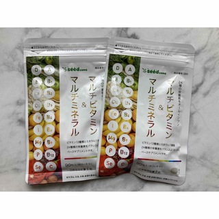 シードコムス　マルチビタミン＆マルチミネラル　90粒(約3ヶ月分)×2袋セット(ビタミン)