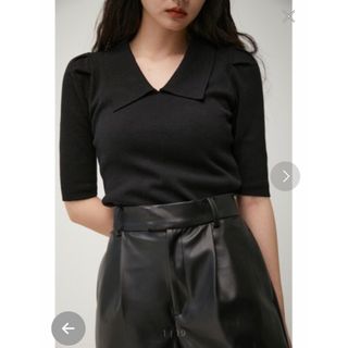 ザラ(ZARA)のアズールバイマウジー❤️リブニット(カットソー(半袖/袖なし))