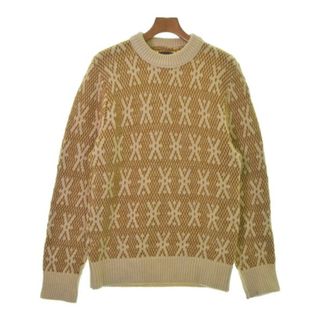 PENDLETON ニット・セーター L アイボリーxキャメル(ノルディック) 【古着】【中古】