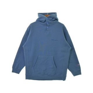 チャンピオン(Champion)のCHAMPION チャンピオン パーカー L 青 【古着】【中古】(パーカー)