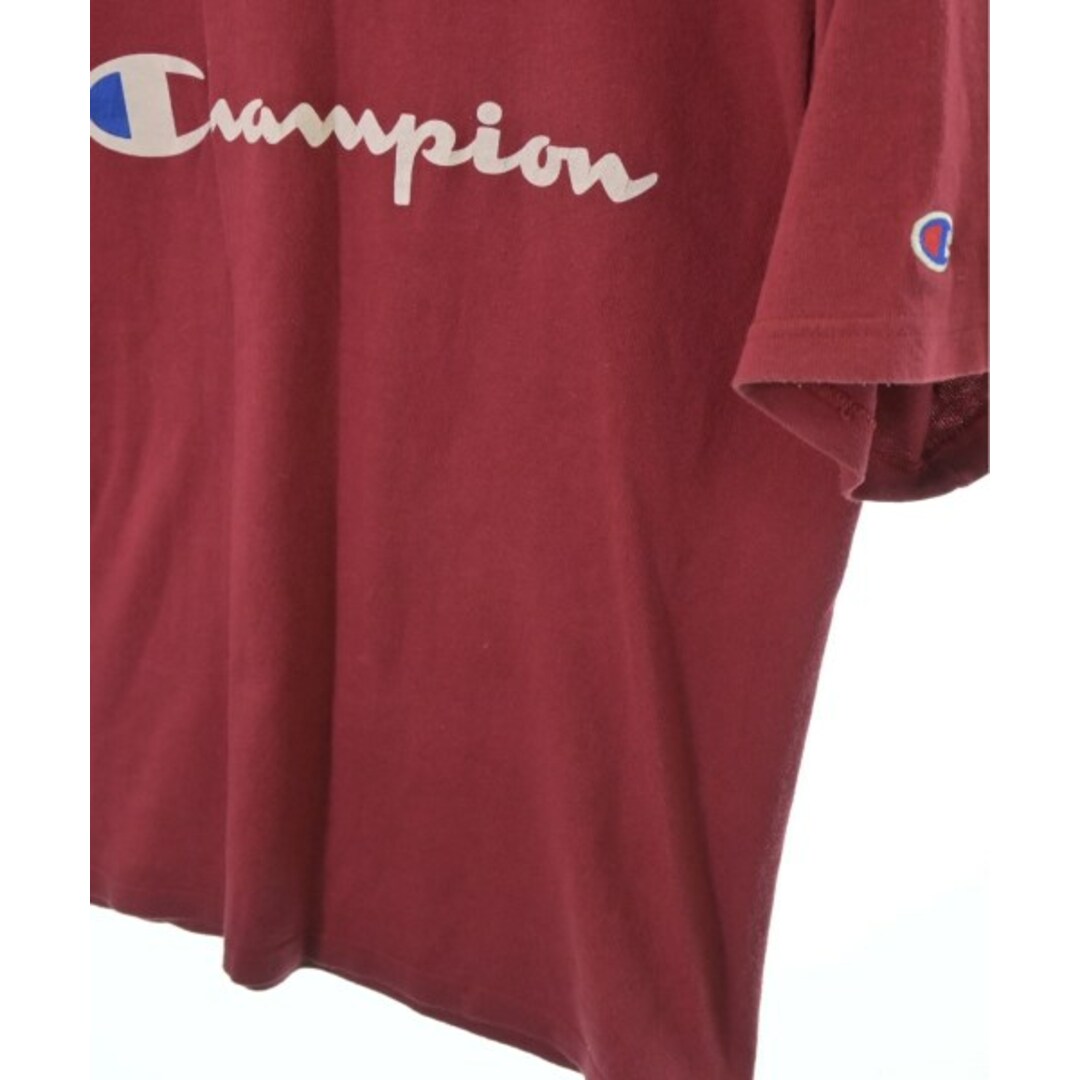 Champion(チャンピオン)のCHAMPION チャンピオン Tシャツ・カットソー M 赤 【古着】【中古】 メンズのトップス(Tシャツ/カットソー(半袖/袖なし))の商品写真