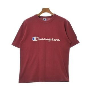 チャンピオン(Champion)のCHAMPION チャンピオン Tシャツ・カットソー M 赤 【古着】【中古】(Tシャツ/カットソー(半袖/袖なし))