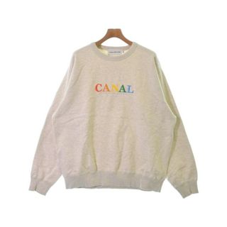 CANAL NEW YORK キャナルニューヨーク スウェット XL ベージュ 【古着】【中古】(スウェット)