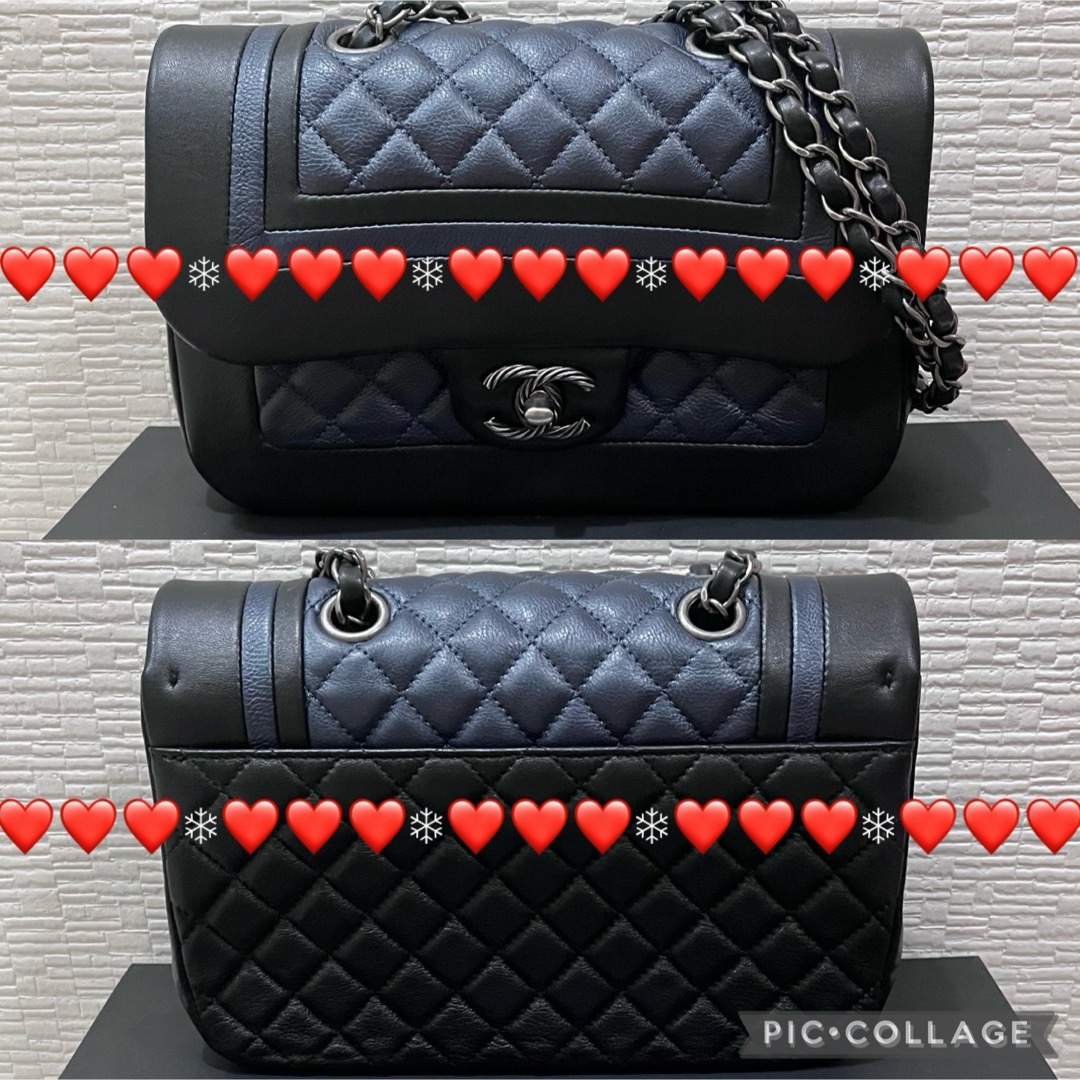 CHANEL(シャネル)の極美品シャネルマトラッセバイカラーショルダーバッグ レディースのバッグ(ショルダーバッグ)の商品写真