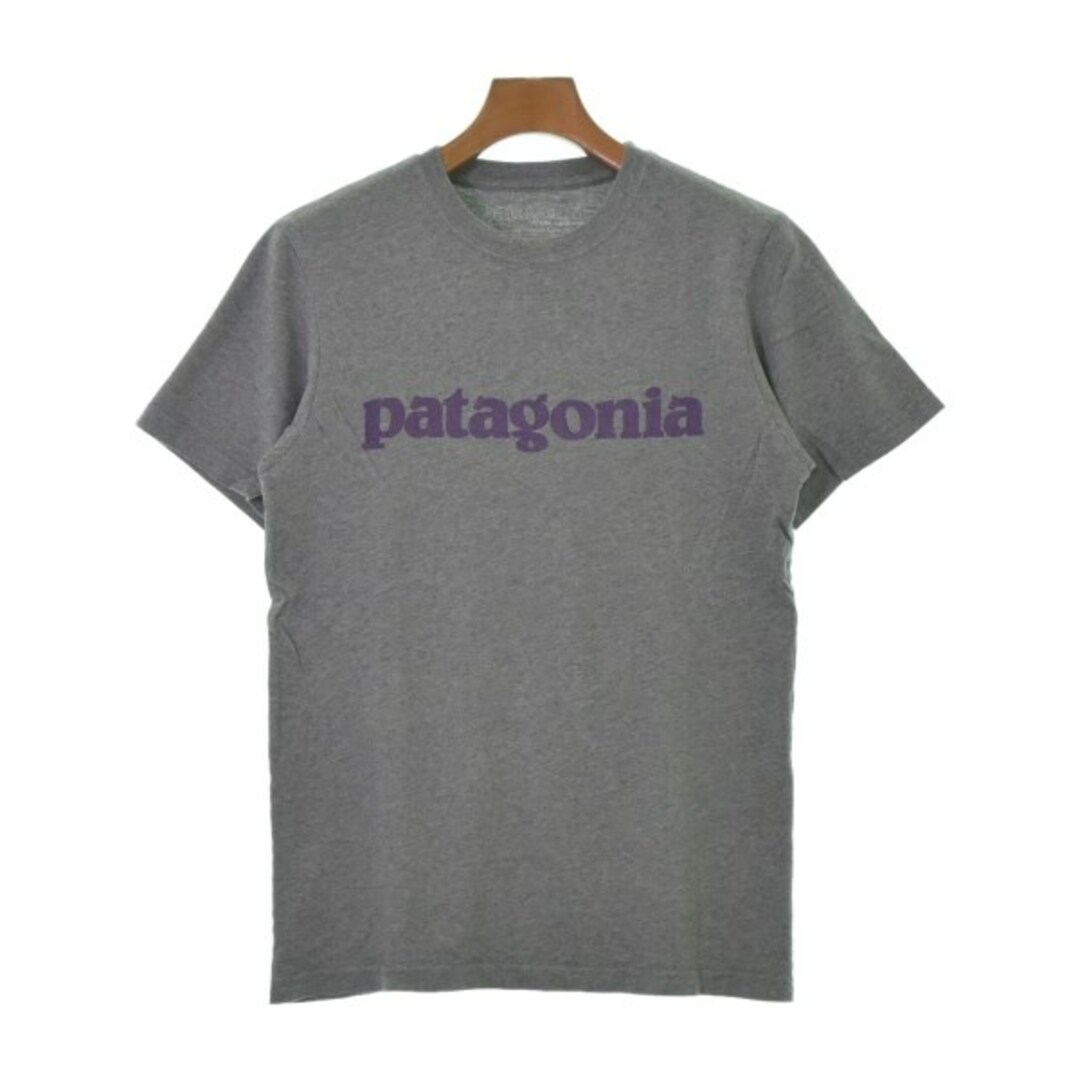 patagonia(パタゴニア)のpatagonia パタゴニア Tシャツ・カットソー XS グレー 【古着】【中古】 メンズのトップス(Tシャツ/カットソー(半袖/袖なし))の商品写真