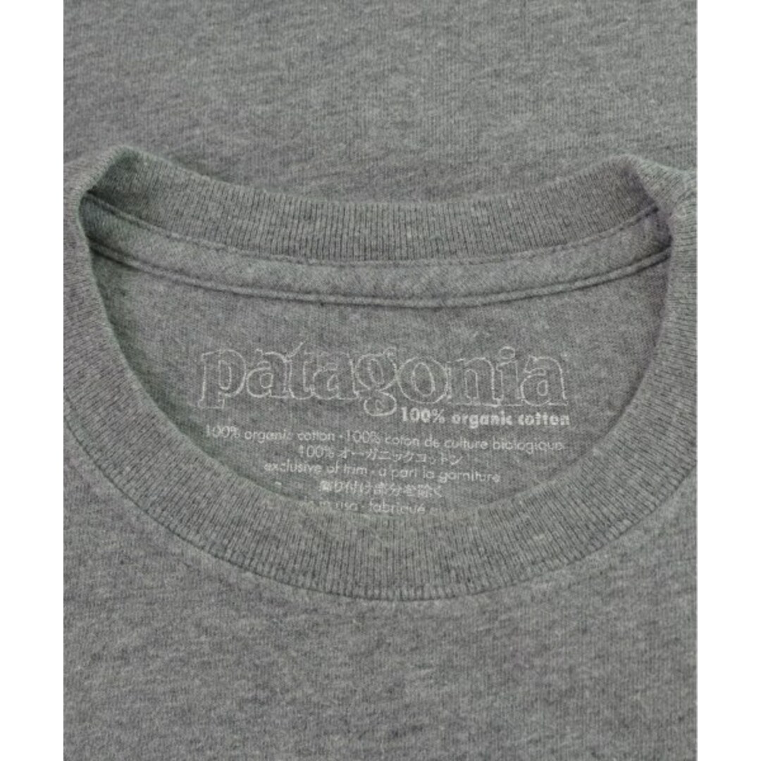 patagonia(パタゴニア)のpatagonia パタゴニア Tシャツ・カットソー XS グレー 【古着】【中古】 メンズのトップス(Tシャツ/カットソー(半袖/袖なし))の商品写真