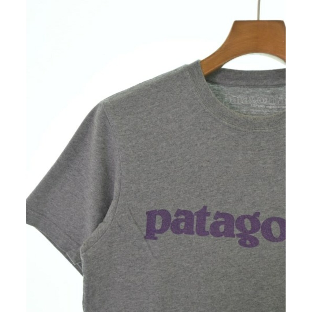 patagonia(パタゴニア)のpatagonia パタゴニア Tシャツ・カットソー XS グレー 【古着】【中古】 メンズのトップス(Tシャツ/カットソー(半袖/袖なし))の商品写真