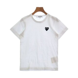 PLAY COMME des GARCONS Tシャツ・カットソー S 白 【古着】【中古】(カットソー(半袖/袖なし))