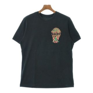 JORDAN BRAND ジョーダンブランド Tシャツ・カットソー XL 黒 【古着】【中古】(Tシャツ/カットソー(半袖/袖なし))