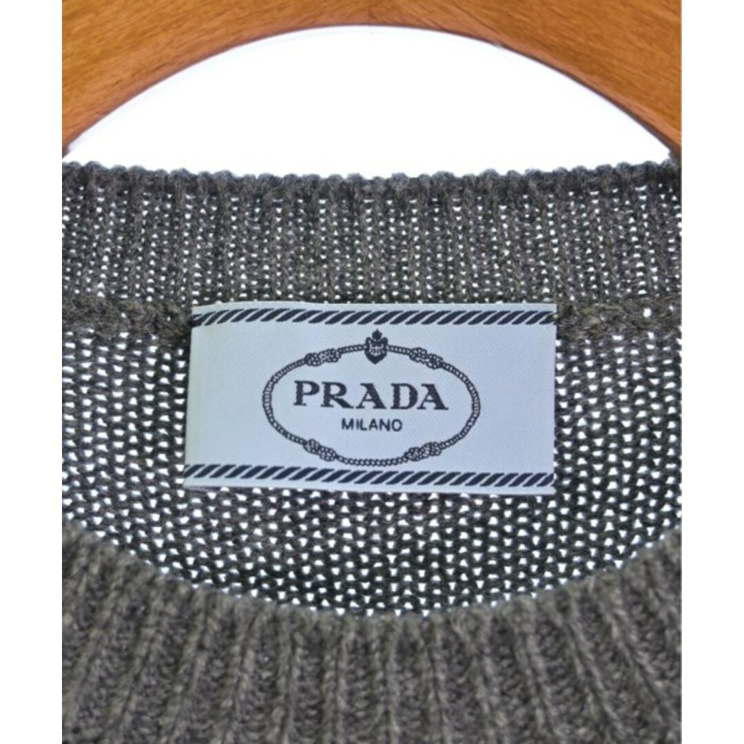 PRADA(プラダ)のPRADA プラダ ニット・セーター 40(M位) グレー 【古着】【中古】 レディースのトップス(ニット/セーター)の商品写真
