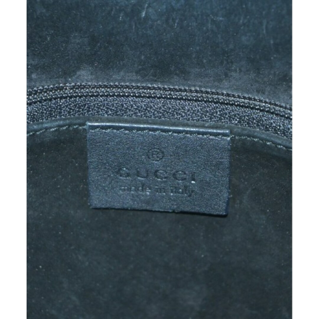 Gucci(グッチ)のGUCCI グッチ ハンドバッグ - 黒 【古着】【中古】 レディースのバッグ(ハンドバッグ)の商品写真