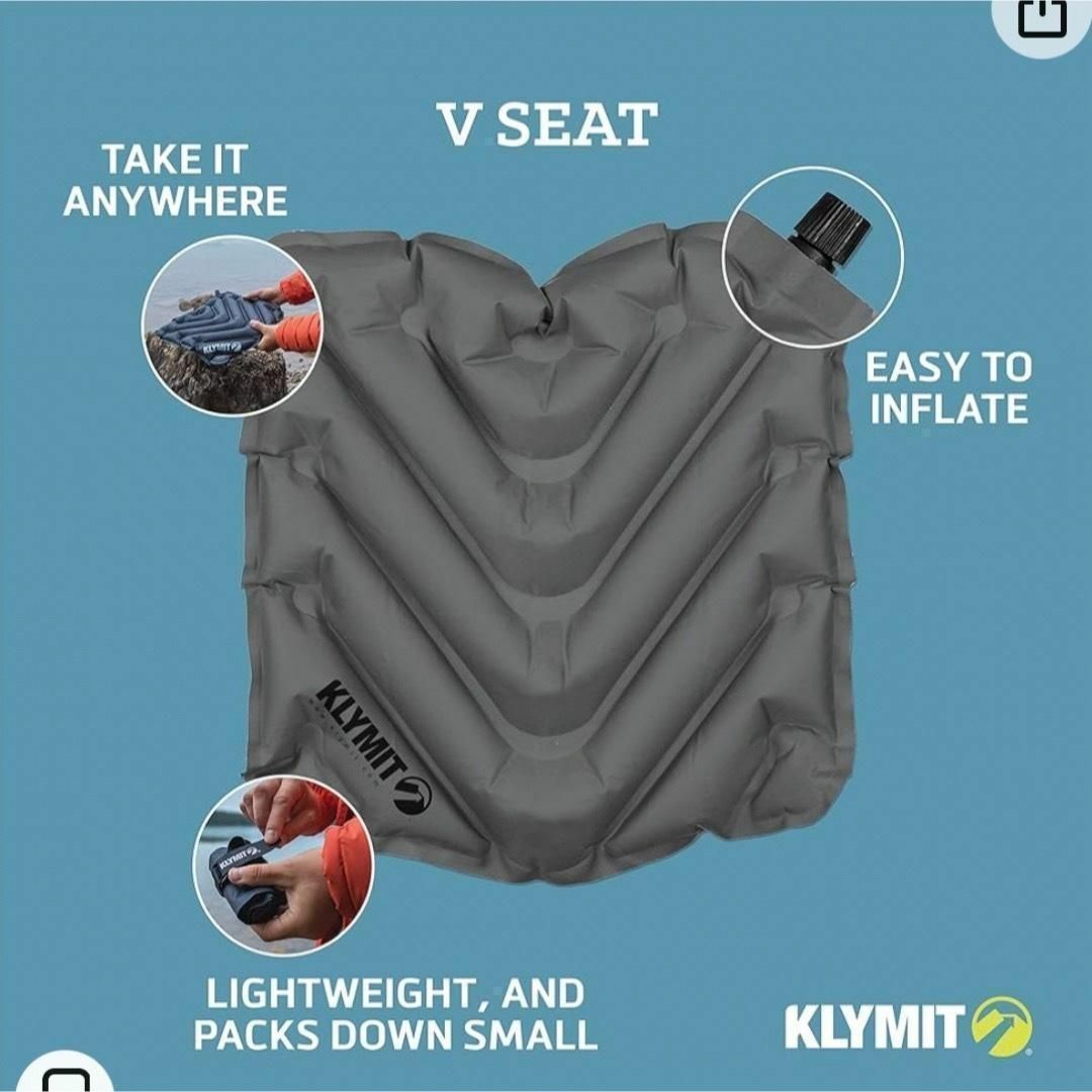新品　Klymit Vシート スポーツ/アウトドアのアウトドア(テーブル/チェア)の商品写真