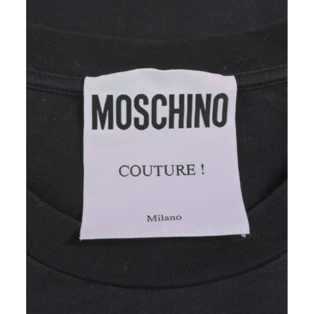 MOSCHINO(モスキーノ)のMOSCHINO モスキーノ Tシャツ・カットソー 48(XXL位) 黒 【古着】【中古】 レディースのトップス(カットソー(半袖/袖なし))の商品写真