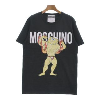 MOSCHINO - MOSCHINO モスキーノ Tシャツ・カットソー 48(XXL位) 黒 【古着】【中古】