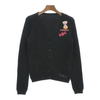 モスキーノ(MOSCHINO)のMOSCHINO モスキーノ カーディガン -(S位) 黒 【古着】【中古】(カーディガン)