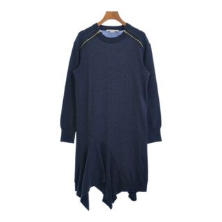 ステラマッカートニー(Stella McCartney)のSTELLA McCARTNEY ワンピース 38(S位) 紺 【古着】【中古】(ひざ丈ワンピース)