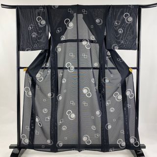 小紋 身丈162.5cm 裄丈65cm 正絹 秀品 【中古】(着物)