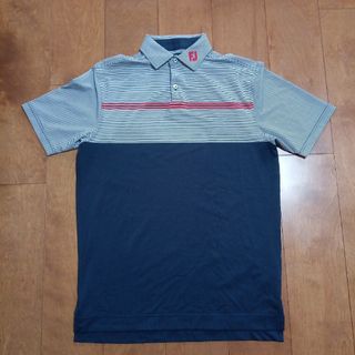 フットジョイ(FootJoy)のフットジョイ メンズＬサイズ 半袖 ポロシャツ FJゴルフウェア(Tシャツ/カットソー(半袖/袖なし))