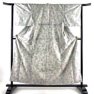 紬 身丈157cm 裄丈64cm 正絹 秀品 【中古】(着物)