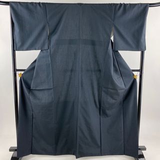 結城紬 身丈165cm 裄丈67.5cm 正絹 美品 秀品 【中古】(着物)