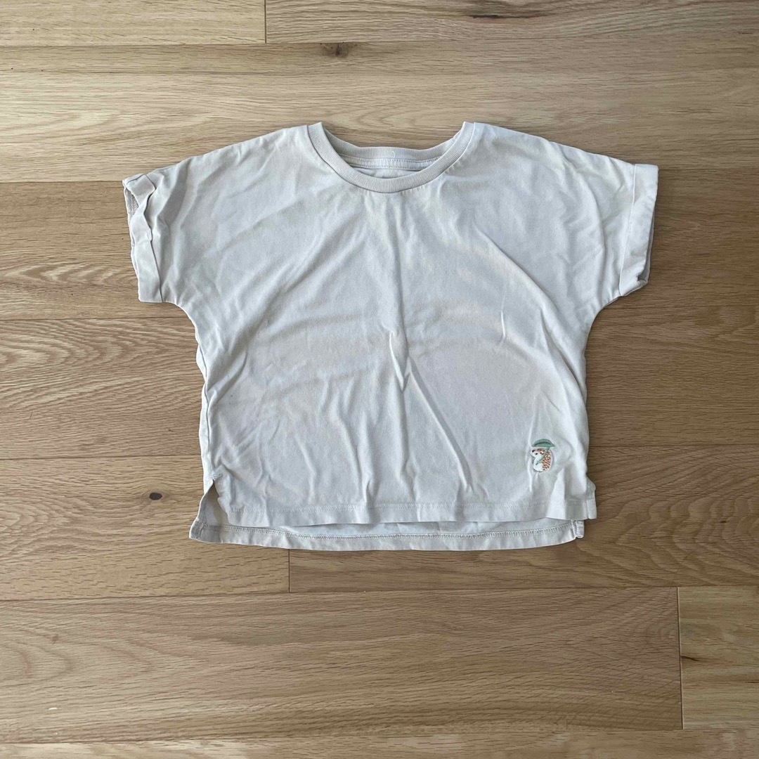 UNIQLO(ユニクロ)のハリネズミ柄Tシャツ100 キッズ/ベビー/マタニティのキッズ服男の子用(90cm~)(Tシャツ/カットソー)の商品写真