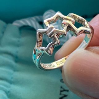 お値下げtiffanyトリプルスターリング