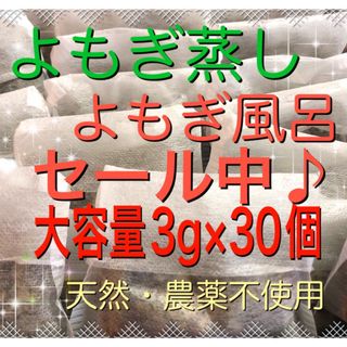 セール！（3g×33個）　約一ヶ月分　乾燥よもぎ　足湯　よもぎ蒸し　よもぎ入浴剤(入浴剤/バスソルト)