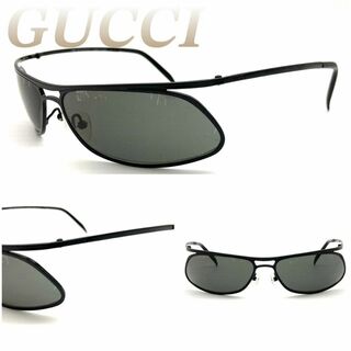 Gucci - グッチ サングラス チタン ブラック グレー 60509