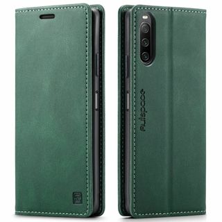 【サイズ:Xperia10IIISOG04SO-52B_色:レトログリーン】Xp(その他)