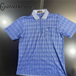 ジャンニバレンチノ(GIANNI VALENTINO)の【美品】Gianni Valentino メンズ ポロシャツ Mサイズ(ポロシャツ)