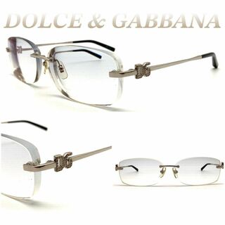 DOLCE&GABBANA - ドルチェ＆ガッバーナ サングラス プラスチック メタル シルバー 60509