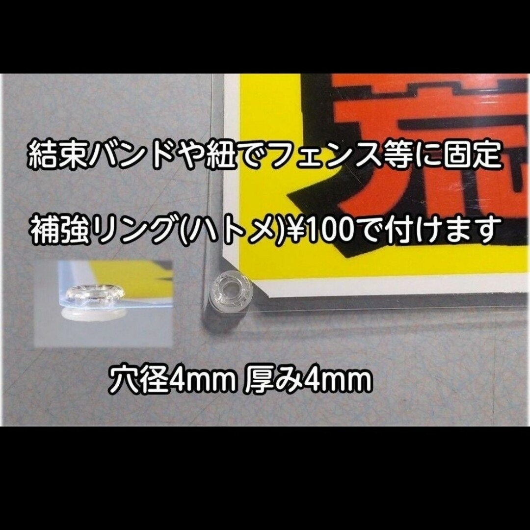 迷惑対策プラカードあまの様依頼品『私道につき車両進入禁止ご遠慮お願いします』 ハンドメイドのハンドメイド その他(その他)の商品写真