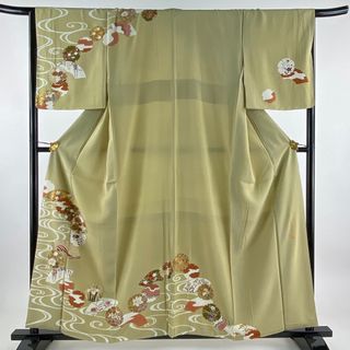 訪問着 身丈159cm 裄丈66cm 正絹 秀品 【中古】(着物)