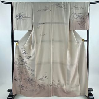 訪問着 身丈166cm 裄丈66.5cm 正絹 秀品 【中古】(着物)