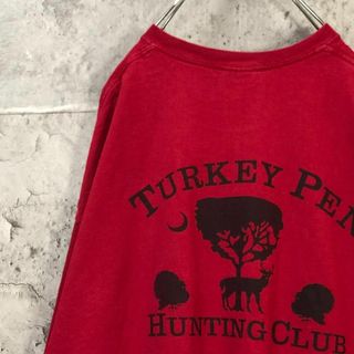 TURKEY PEN 鹿 木 月 バックプリント オーバー Tシャツ(Tシャツ/カットソー(半袖/袖なし))