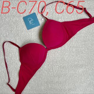 シュットインティメイツ(Chut! INTIMATES)のchut! ピンク L字ワイヤーB-C70, C65ビキニM 未使用新品(ブラ)